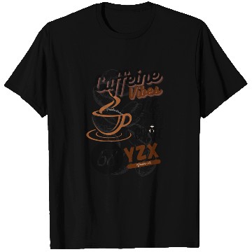 Discover Vintage caffeine vibes T Shirts