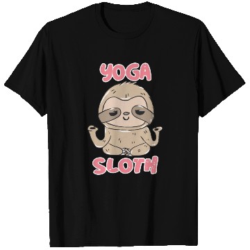 Discover Sloth Yoga T Shirts