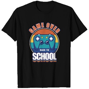Discover Videogames Retro Sunset Gamer Back to School T Shirts