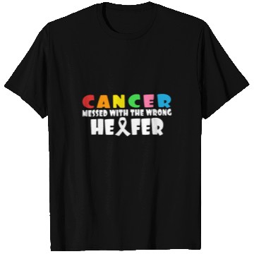 Discover Cancer Messed With The Wrong Heifer Cow Lover T Shirts