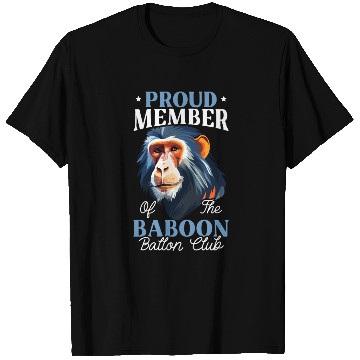 Discover Baboon Monkey Lover Wildlife Animal Zookeeper T Shirts