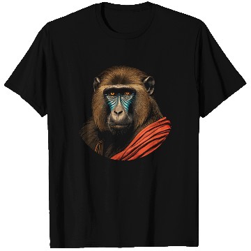 Discover Baboon Monkey Lover Wildlife Animal Zookeeper T Shirts