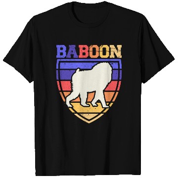 Discover Baboon Monkey Lover Wildlife Animal Zookeeper T Shirts