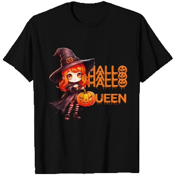 Discover Hallo Queen Redhead Witch T Shirts