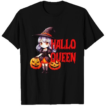 Discover Hallo Queen Red Witch T Shirts