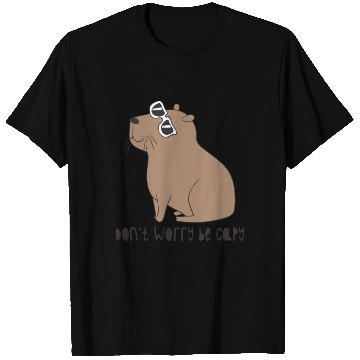 Discover Don t Worry Be Capy Awesome Cute Capybara T Shirts