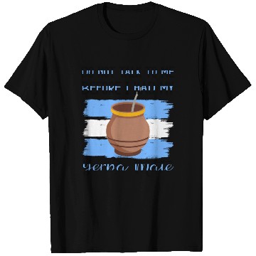 Discover Argentina Flag Argentinian Yerba Mate Tea Bombilla T Shirts