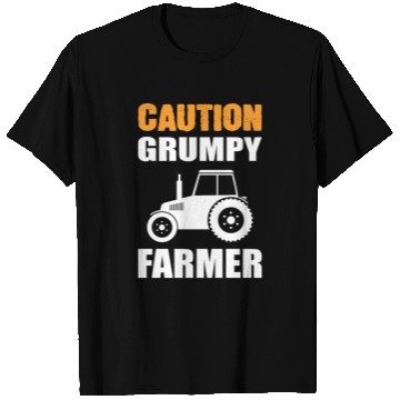 Discover Caution Grumpy Farmer T Shirts
