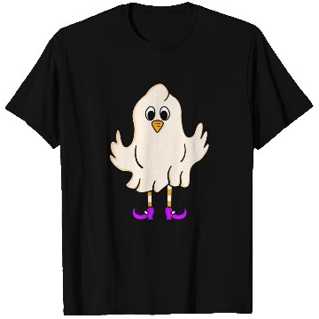 Discover Spooky Chicken Witch Ghost Funny Farmer Halloween T Shirts