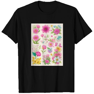 Discover Buttercup and Marigold Spring Flowers T Shirts