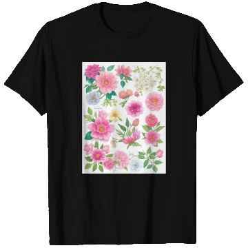 Discover Lavender and Lilac Spring Flowers T Shirts