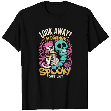 Discover Spooky Shit Skeleton Girl Arm Halloween Voodoo T Shirts