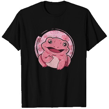 Discover Cute amphibian gift flowers kawaii frog T Shirts