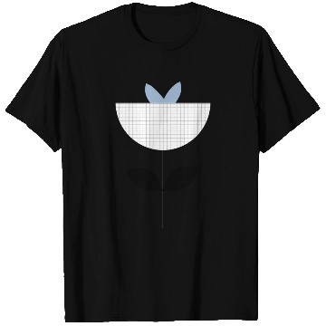 Discover Grid Retro Flower T Shirts