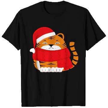 Discover Cute Winter Tiger Cub T Shirts