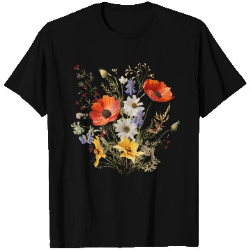 Discover Vintage T Shirts Pressed Flowers Wildflowers Nature