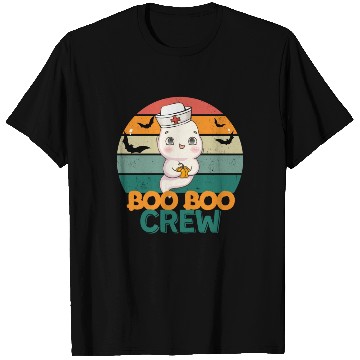 Discover Boo Boo Crew Ghost Halloween Paramedic Nurse Ghost T Shirts