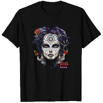 Discover Day of the Dead Divas - Aurora T Shirts