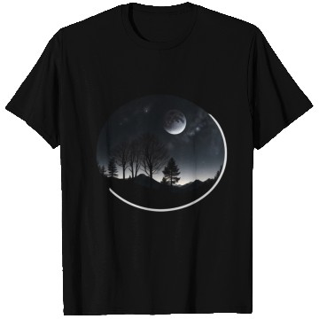 Discover Exquisite painting expressing nature in the dark T Shirts
