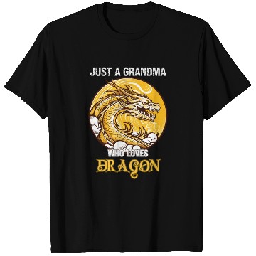Discover Just A Grandma Who Loves Dragon T Shirts