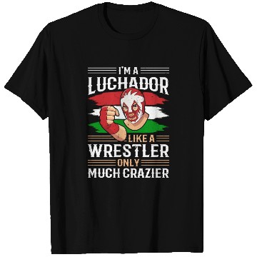 Discover Mexican Wrestling Wrestler Lucha Libre Mask Mexico T Shirts