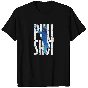 Discover Cricket Pull Shot Sports Moment T Shirts