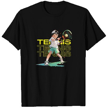Discover Tennis boy - Tennis player T Shirts
