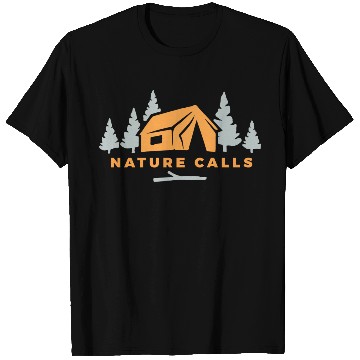 Discover Camping-Nature calls T Shirts