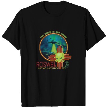 Discover Roswell Aviation New Mexico Alien UFO T Shirts