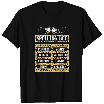 Discover Spelling Bee Halloween Teachers T Shirts