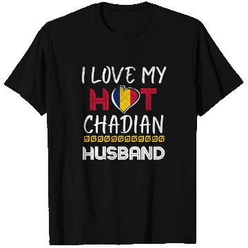 Discover Funny Chadian Husband Proud Wife T Shirts