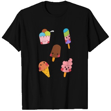 Discover Cute Sweet Ice Cream Sticker Pack T Shirts