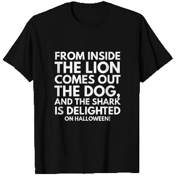 Discover Dog inside lion Halloween T Shirts