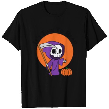 Discover It's Time To Reap Halloween Spooky Grim Reaper T Shirts