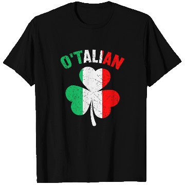 Discover Italian Irish Relationship St Patrick's Dayethnici T Shirts