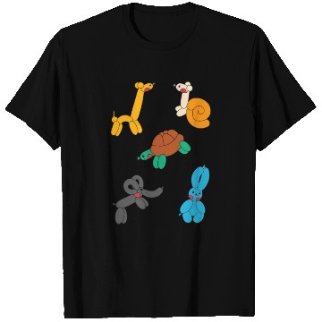 Discover Cute Neon Animal Balloon Sticker Pack T Shirts