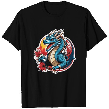 Discover BLUE DRAGON ANGRY T Shirts
