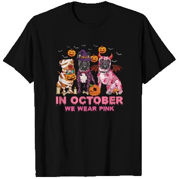 Discover In October We Wear Pink Pumpkin Pitbull T Shirts