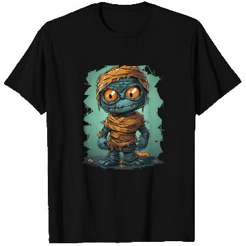 Discover Halloween Spooky Cartoon Mummy T Shirts