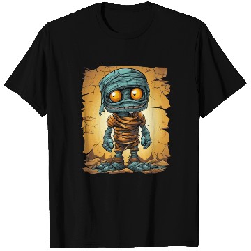 Discover Halloween Spooky Cartoon Mummy T Shirts