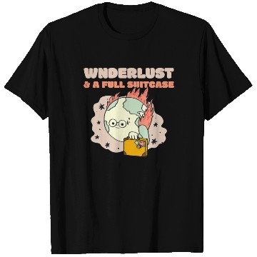 Discover Wanderlust a full suitcase T Shirts