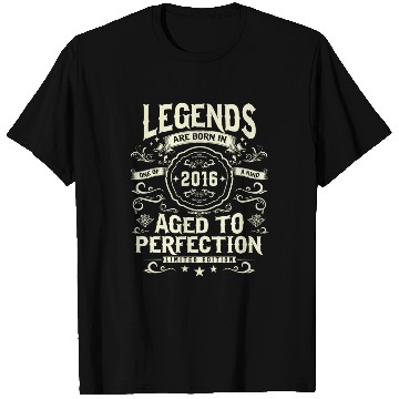 Discover Retro 2016 7th Birthday Surprise T Shirts