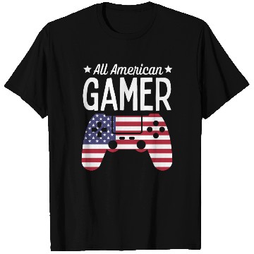 Discover All American Gamer T Shirts