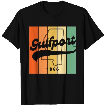 Discover Gulfport Mississippi 1866 T Shirts