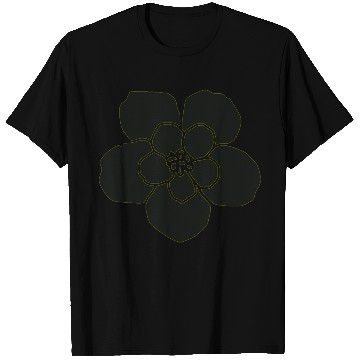 Discover Black PNG printable Hibiscus flower T Shirts