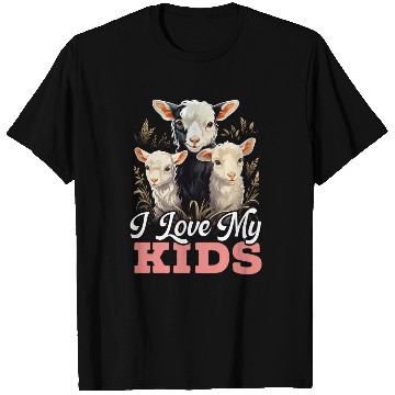Discover Goat Lover Kid Ranch Wool Farm Animal Farming T Shirts
