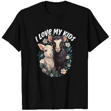 Discover Goat Lover Kid Ranch Wool Farm Animal Farming T Shirts