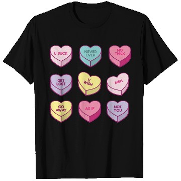 Discover Sassy Anti Valentines Day Conversation Candy T Shirts