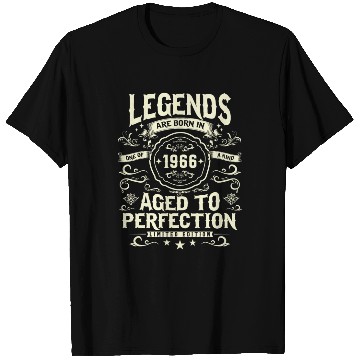 Discover 1966 Legends Birthday Gift T Shirts