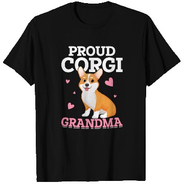 Discover Proud Corgi Grandma T Shirts